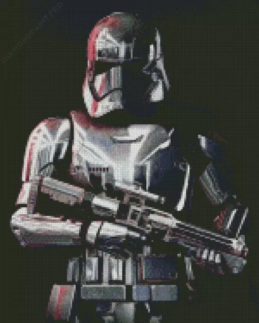 Phasma Captain In Star Wars Diamond Painting