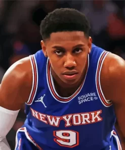 RJ Barrett New York Knicks Basketballer Diamond Painting