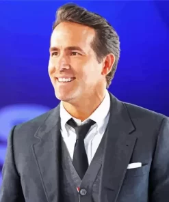 Ryan Reynolds Smiling Diamond Painting