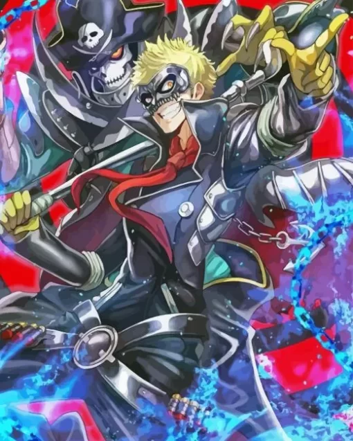 Ryuji Sakamoto Skull Persona 5 Diamond Painting