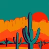 Saguaro Tucson Arizona Diamond Painting