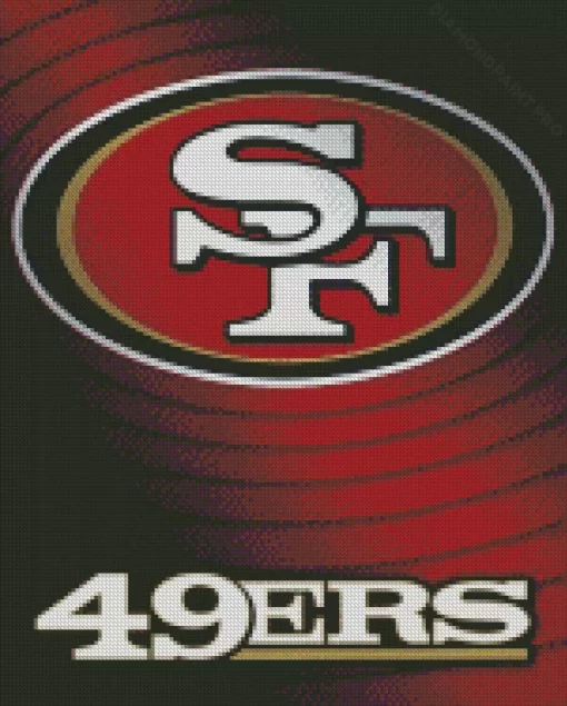 San Francisco 49ers Crest Diamond Painting