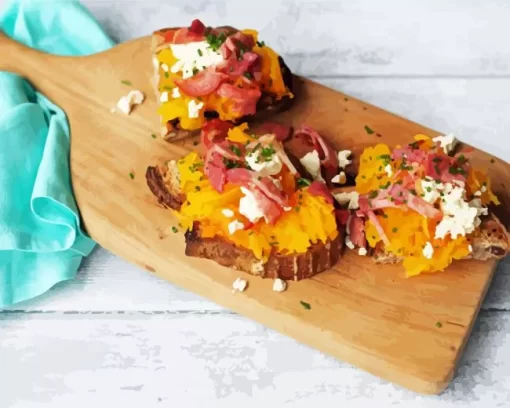 Smashed Pumpkins With Meat Diamond Painting