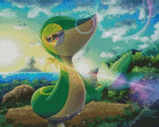 Snivy Pokemon Diamond Painting