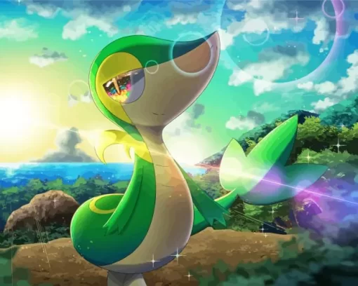 Snivy Pokemon Diamond Painting