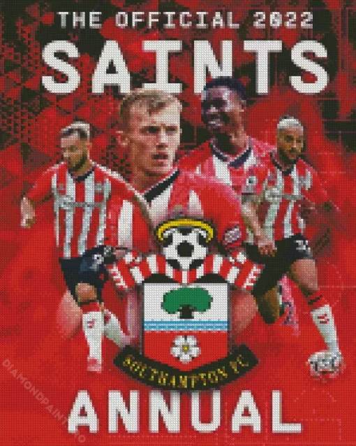 Southampton Fc Poster Diamond Painting