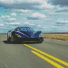 Ssc Tuatara Car On Road Diamond Painting