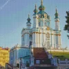 St Andrews Church Kiev Ukraine Diamond Painting