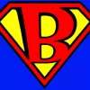 Superman B Logo Diamond Painting