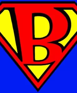 Superman B Logo Diamond Painting