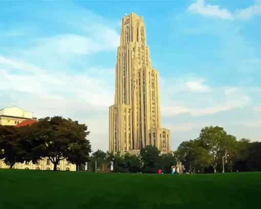 The University Of Pittsburgh Diamond Painting