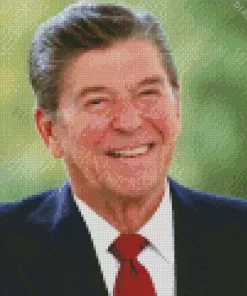 US President Ronald Wilson Reagan Diamond Painting