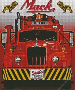 Vintage Mack Truck Diamond Painting