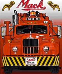 Vintage Mack Truck Diamond Painting