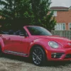 Volkswagen Pink Beetle Diamond Painting