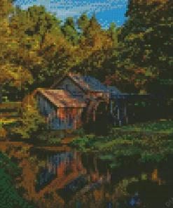 Watermill Mabry Mill Diamond Painting