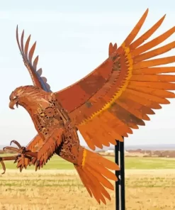 Wedge Tailed Eagle Metal Art Diamond Painting