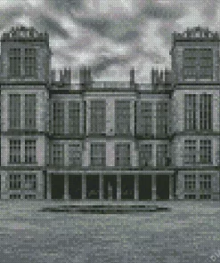 Black And White Hardwick Hall Diamond Painting