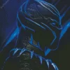 Blue Panther Hero Diamond Painting