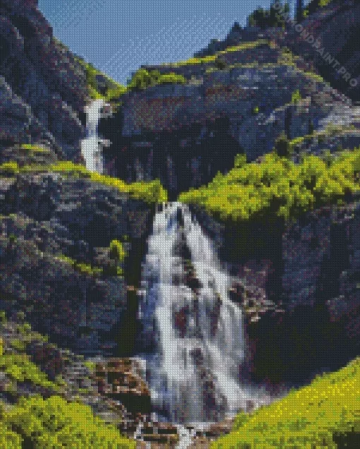 Bridal Veil Falls Diamond Painting