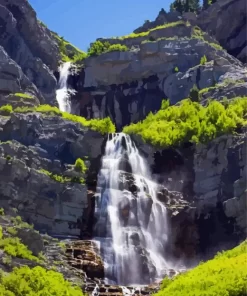 Bridal Veil Falls Diamond Painting