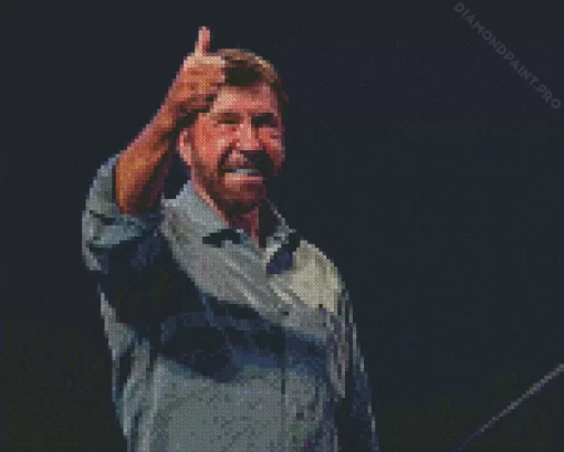 Chuck Norris Diamond Painting