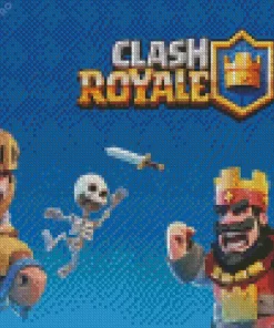 Clash Royale Game Diamond Painting