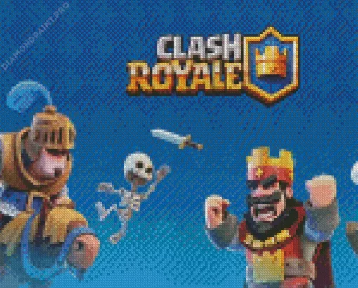 Clash Royale Game Diamond Painting