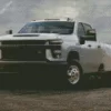 Grey Dually Truck Diamond Painting