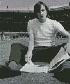 Monochrome Johan Cruyff Diamond Painting