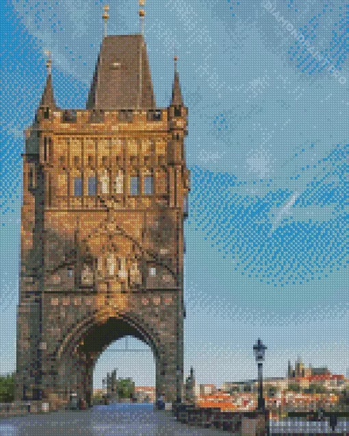 Old Town Bridge Tower Diamond Painting