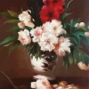 Peonies In Vase Diamond Painting