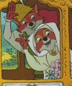 Robin Hood And Lady Marian Marriage Diamond Painting