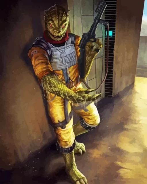 Star Wars Bossk Diamond Painting