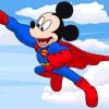 Superman Mickey Diamond Painting