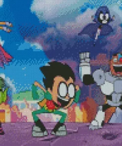 Teen Titans Go Diamond Painting