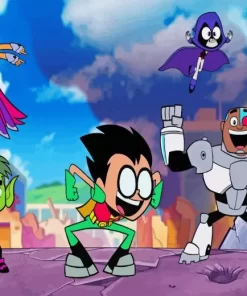 Teen Titans Go Diamond Painting