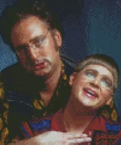 The Comedians Tim And Eric Diamond Painting