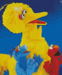 The Muppets Big Bird Characters Diamond Painting