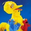 The Muppets Big Bird Characters Diamond Painting