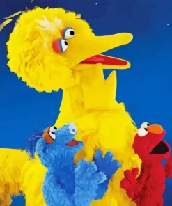 The Muppets Big Bird Characters Diamond Painting