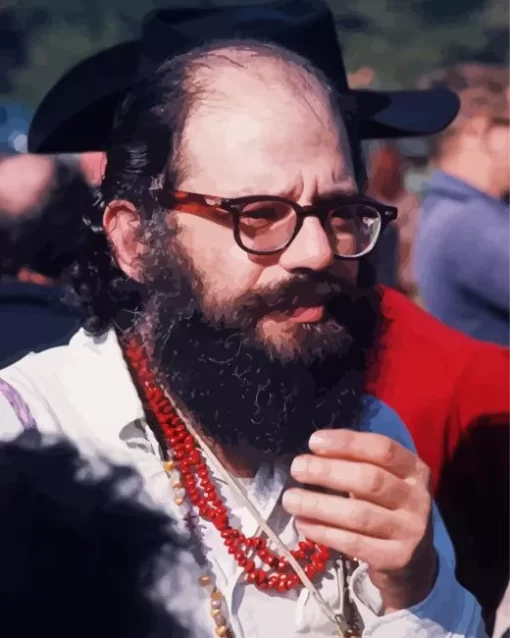 The Poet Allen Ginsberg Diamond Painting