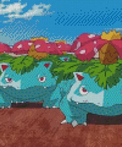 Venusaur Pokemon Character Diamond Painting