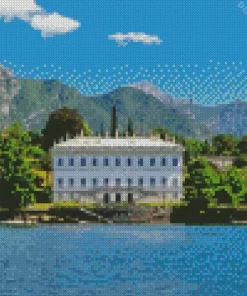 Villa Melzi Bellagio Lago Di Como Diamond Painting