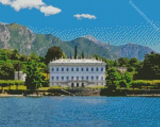 Villa Melzi Bellagio Lago Di Como Diamond Painting