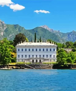 Villa Melzi Bellagio Lago Di Como Diamond Painting